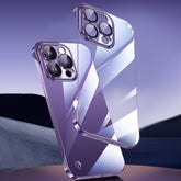 Electroplating Frameless Clear PC Phone Case